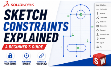 SOLIDWORKS Sketch Constraints Explained: A Beginner's Guide